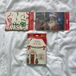 NEW Christmas Holiday Invitations Envelopes Vintage 80s 90s (24) Junk Journal